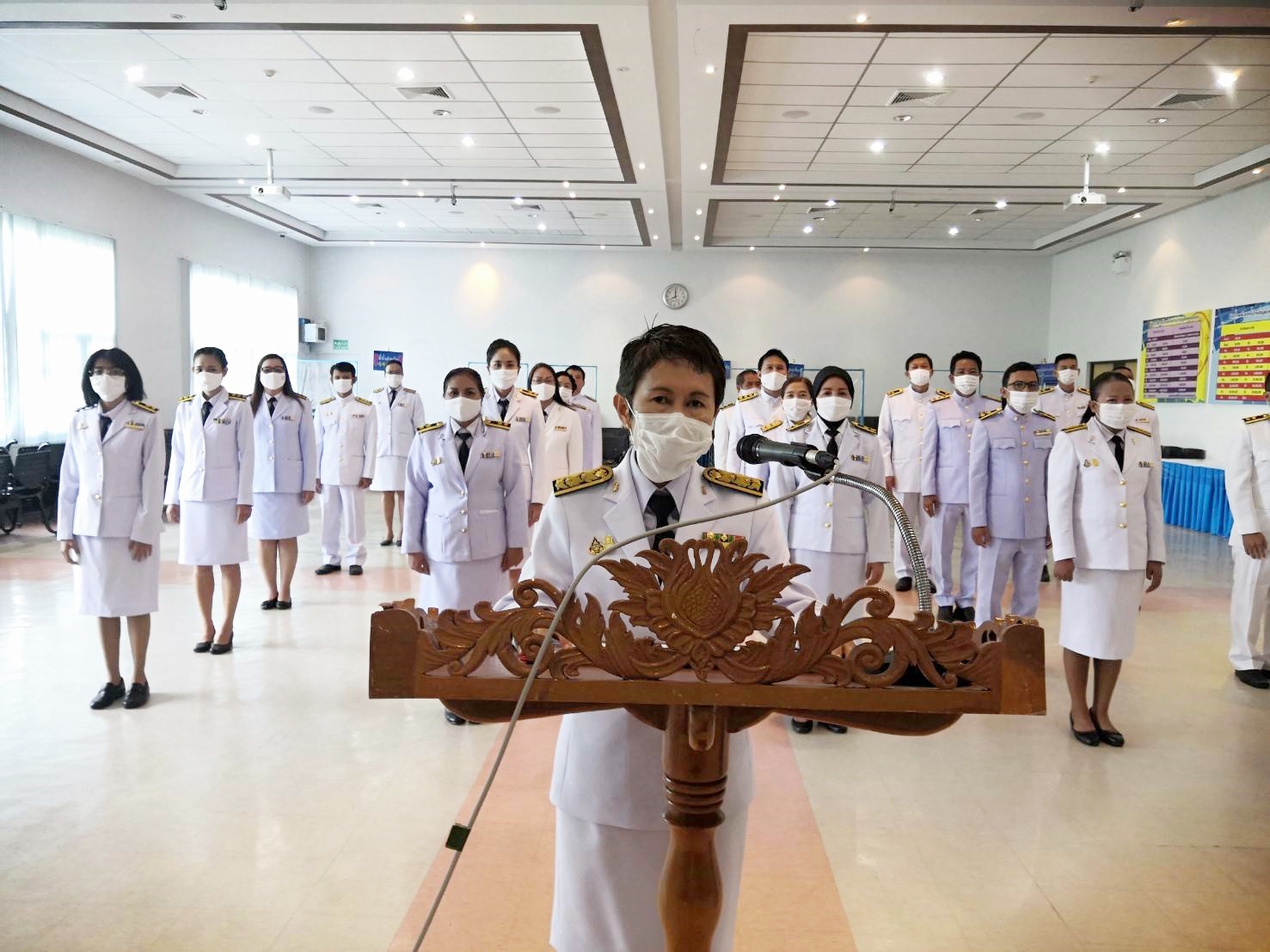 ﻿สำนักงานบังคับคดีจังหวัดสงขลาจัดพิธีถวายสัตย์ปฏิญาณเพื่อเป็นข้าราชการที่ดีและพลังของแผ่นดิน เนื่องในโอกาสวันเฉลิมพระชนมพรรษา พระบาทสมเด็จพระเจ้าอยู่หัว 28 กรกฎาคม 2563